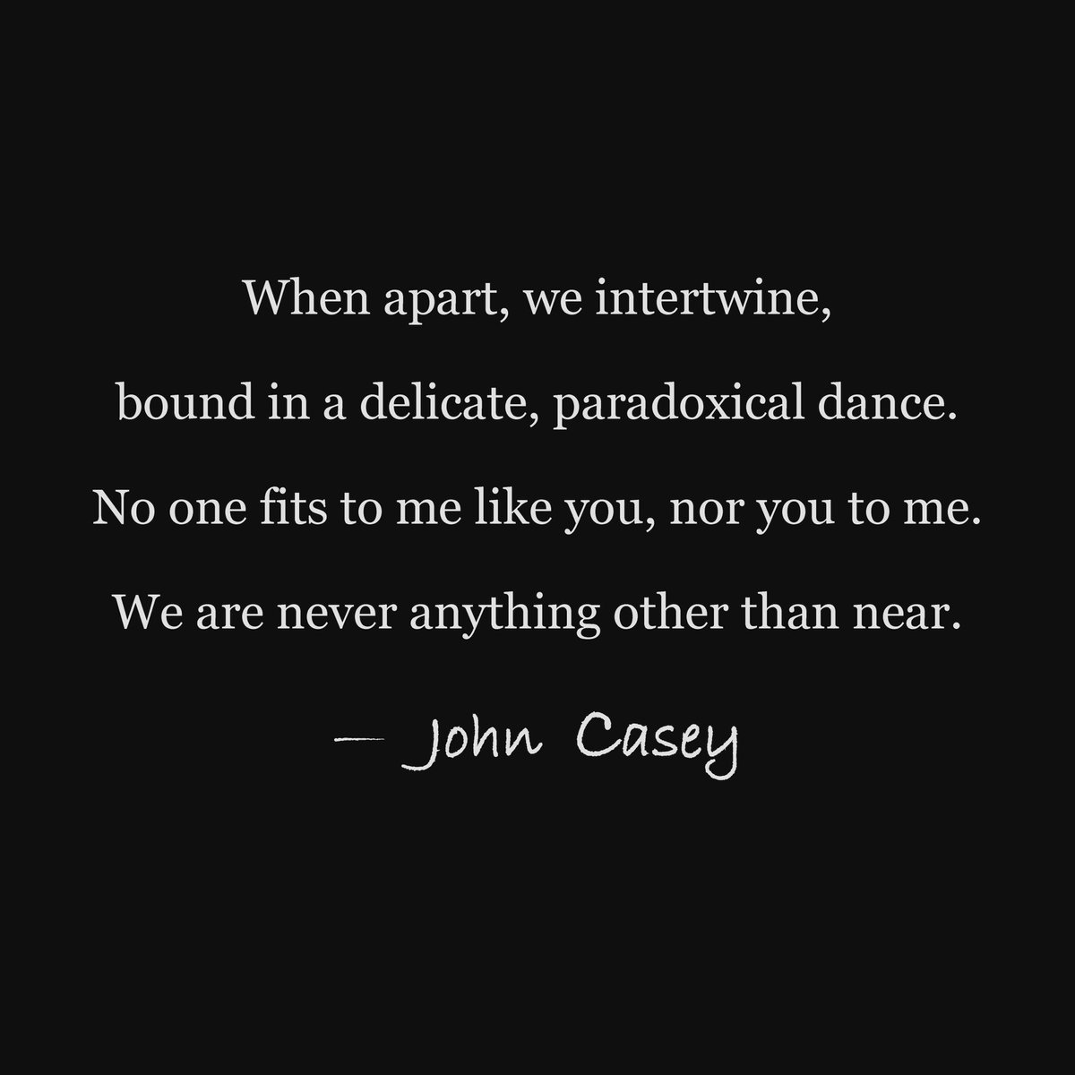 JohnJCaseyIV's tweet photo. Excerpt from ‘Entanglement’.
https://t.co/4KFKvUQSOm
#TheWritersZen #Poetry #PoetryCommunity #Poems #PoetryLover #InstaPoetry #Instatag #phirpublishing #rawthoughts #meridian #bookstagram #bookstagrammer https://t.co/phiOuqqA0i