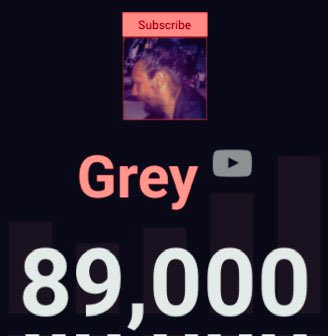 GreyFromYoutube's tweet photo. 89K officially in the books!
Thank you, everyone π
#LetsKeepWorking https://t.co/eiw1rdQ92m