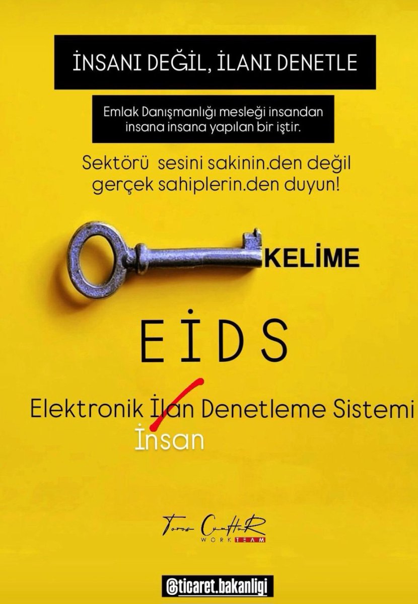 BugaBurhanettin's tweet image. İnsanı değil ilanı denetle!

#eids #emlak #gayrimenkul #sahihinden #emlakçı