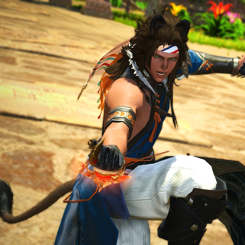 Reap_wat_u_sow's tweet image. Sven as a spunky  cat monk is stratchin the brain real good.    im lvling monk rn