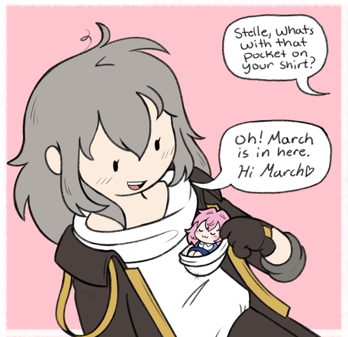 AnnSpaghetti's tweet photo. Don't worry, I know where March is ☺️

#HonkaiStarRail #Stellemarch #starch https://t.co/v1YIg3yPHh