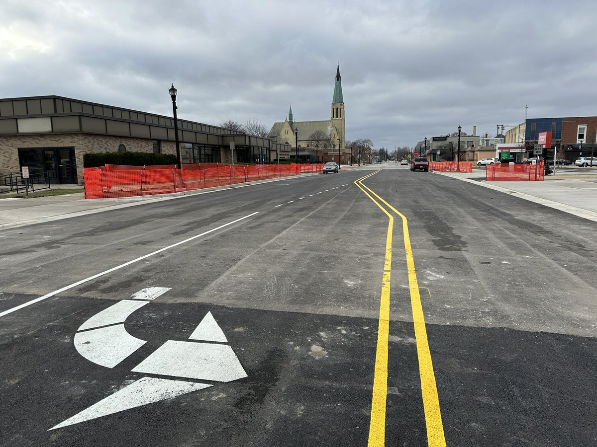 The”day after never” has finally arrived. 3rd Street downtown opened to traffic yesterday…. for now at least!