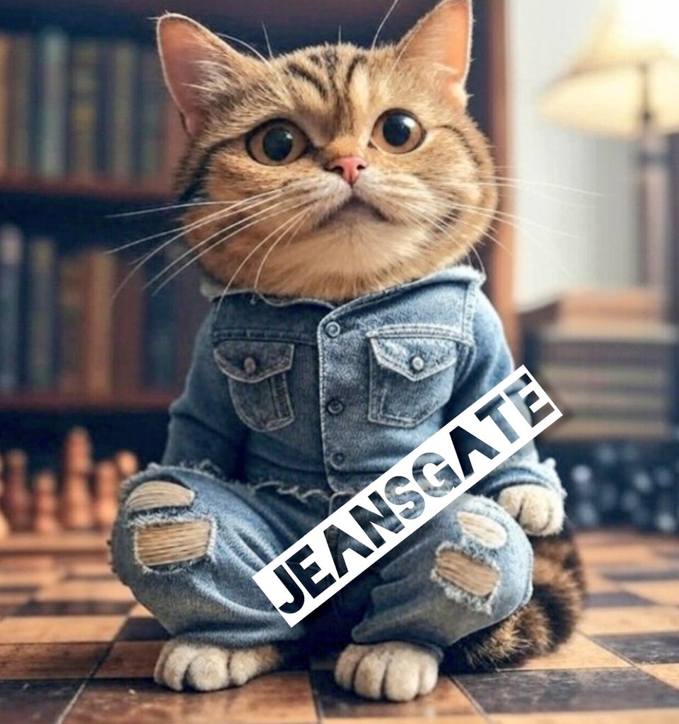 Lizchess08's tweet photo. OOTD
#teamMagnus
#HappyCaturday 🐾
#FelizSabadoParaTodos 👖😼 https://t.co/ZYbPirMvEx