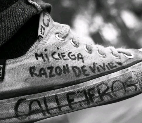 Y el corazón me aturdía con eso
De que las paredes y el techo
Se van si hay libertad..