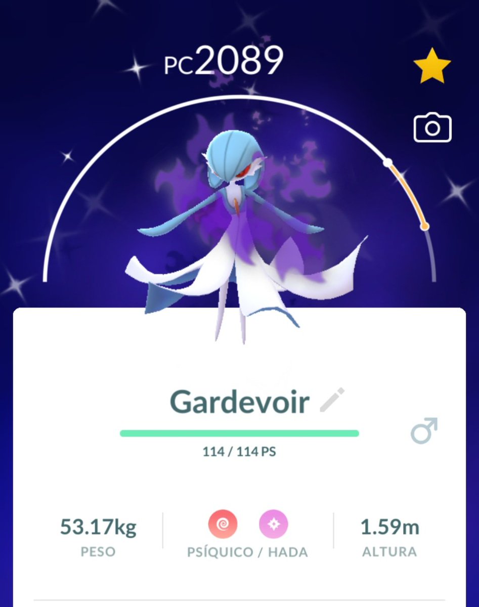 LoqueseaYT's tweet photo. Al fin! Después de tantos intentos 🥹 #gardevoir #PokemonGO https://t.co/c49io3fJsg