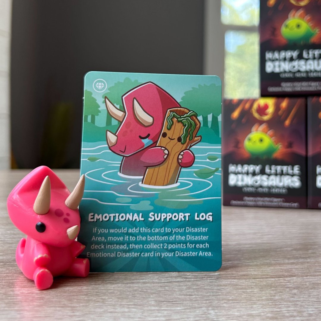 2024 was made possible thx to our emotional support logs 🪵 Happy Little Dinosaurs Vinyl Figure Blind Boxes are only $8 when you use code "SLEIGH" at checkout!

loom.ly/KWMT-t4
____________________
#UnstableGames #HappyLittleDinosaurs #boardgames #gamenight #vinylfigures