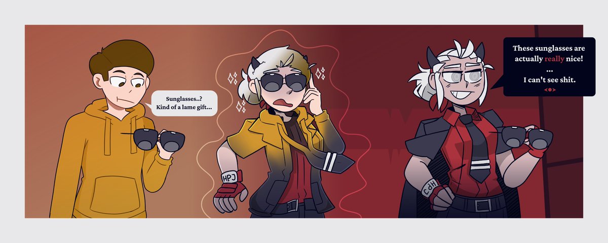 'Life through a new lens'
<a href="/HeheHaH54948702/">DarthObiWan123</a>'s seemingly boring gift turns out to be much more exciting than anticipated. Giving him renewed vitality in the process.  What better gift than to become the chillest demon gal?

#TFeveryday