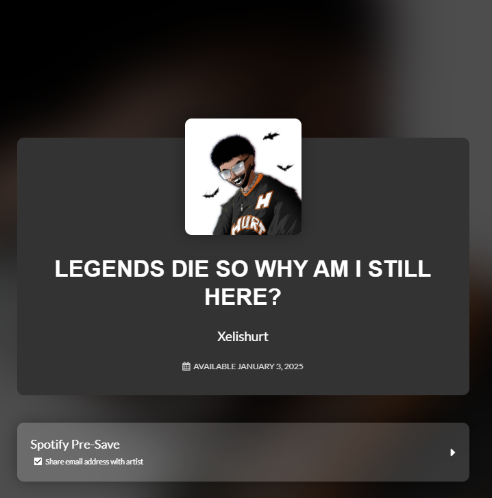 Man, ever since I started listening to <a href="/DownFvll/">DOWNFVLL</a> I have been exposed to so many good artists. I went down a rabbit hole I never wanna get out of. Can't wait to hear this new <a href="/xelishurt/">XELISHURT</a>  album drop! #HURTGANG🤘