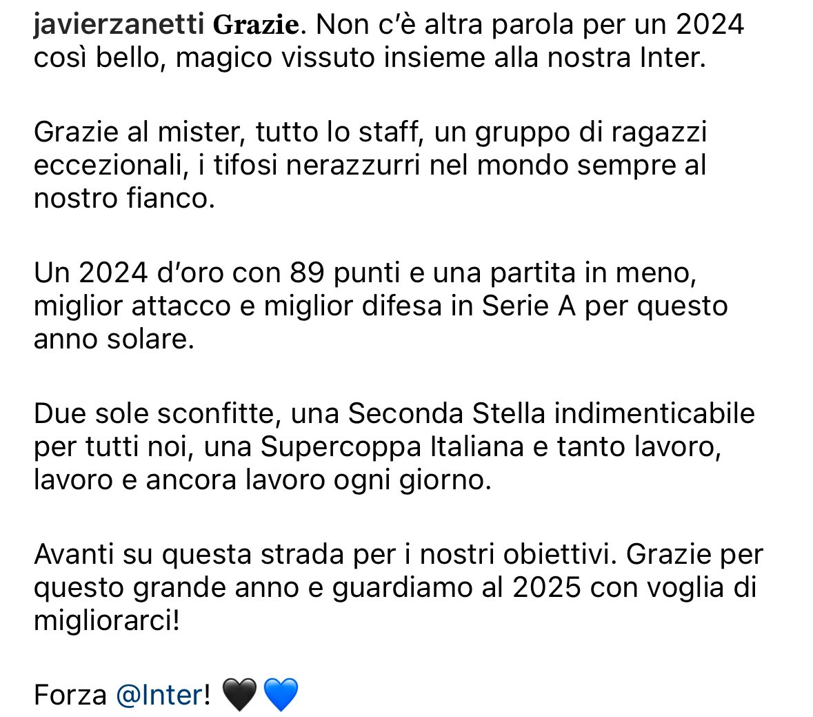 Javier Zanetti tweet media