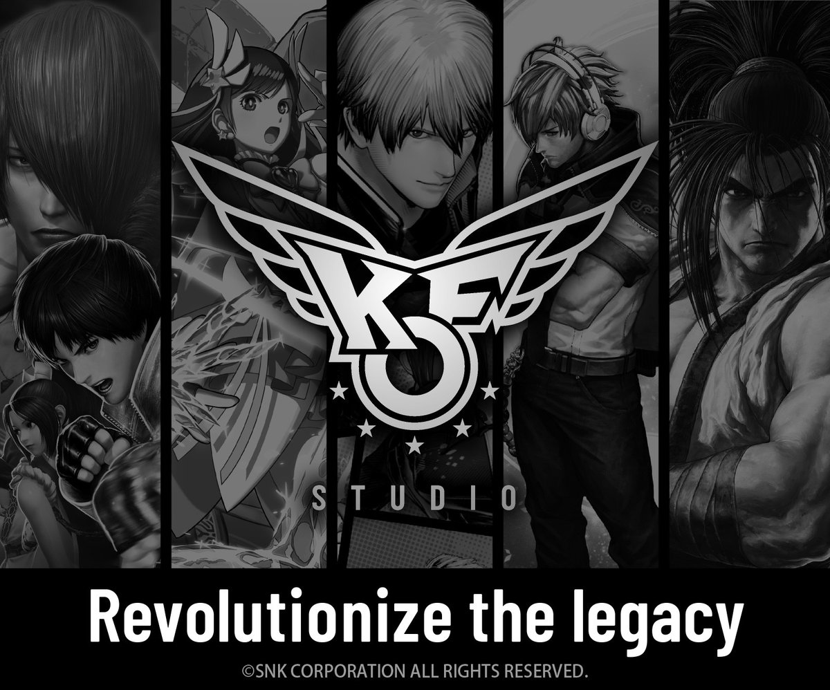 KOFstudio_jp's tweet photo. 🎊 KOF30周年企画 第30弾 🎊
『THE KING OF FIGHTERS』シリーズの誕生30周年を機に、SNK格闘ゲームIPをさらに進化させるため、「KOFスタジオ」を設立します✨
伝統を継承し、革新へと変える「KOFスタジオ」の挑戦にご期待ください。

これからSNK格闘ゲームの最新情報をお届けしますので、
ぜひフォローしてくださいね！
https://t.co/MmnLVBB5f9

#SNK #KOFstudio