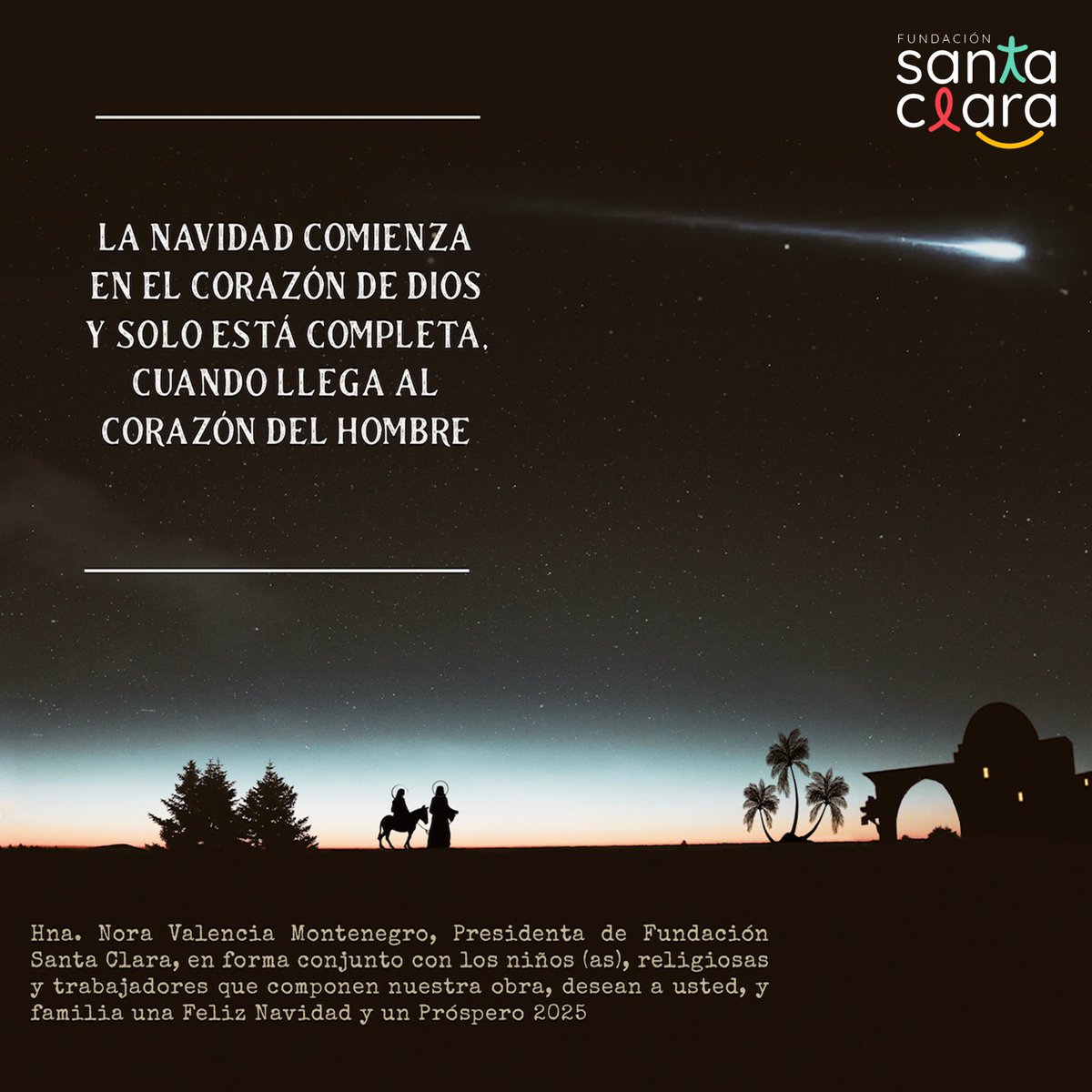 Navidad es el tiempo de abrazar el amor de Dios y reflejarlo en cada acción que hagamos. Desde la Fundación Santa Clara, les deseamos una Navidad 🎄plena de bendiciones y un Año Nuevo lleno de salud y prosperidad.
¡Porque ellos no eligieron el VIH, nosotros elegimos ayudarlos!❤️