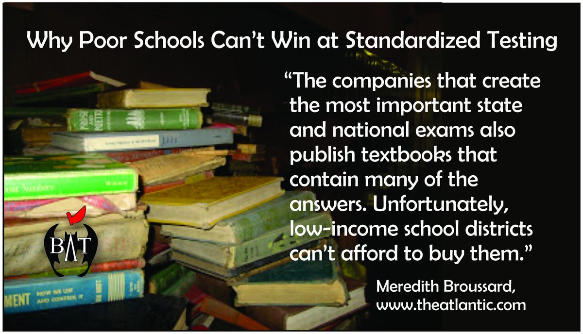 NancyOsborne180's tweet image. What people don't think about when they blame schools for poor test scores. It's not a fair playing field. #SupportPublicSchools #EducationMatters #TBATs