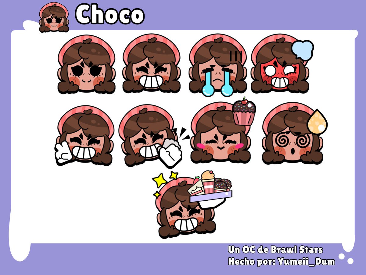 Yumeii_Dum's tweet photo. 🍰 ❘❘ Choco, brawler idea!! (I'm Back)
━━━━━━━━━━━
#brawlstars #brawleridea #BrawlStarsArt #brawler #Choco https://t.co/SNET948YK7