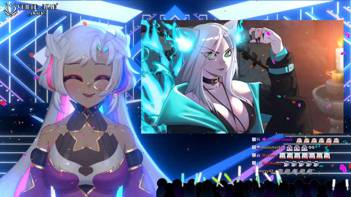 Leute!!
Wir haben bei den Vtuber Star Awards 2024 im Bereich "Hidden Star der Gamer" gewonnen!

Als ich das erfahren habe musste ich so dolle weinen, dass ich leider nicht im Stream danke sagen konnte... aber ich danke euch SO SEHR! ♥ 
1/3
#GERVtuber #vtuberstarawards #Vtuber