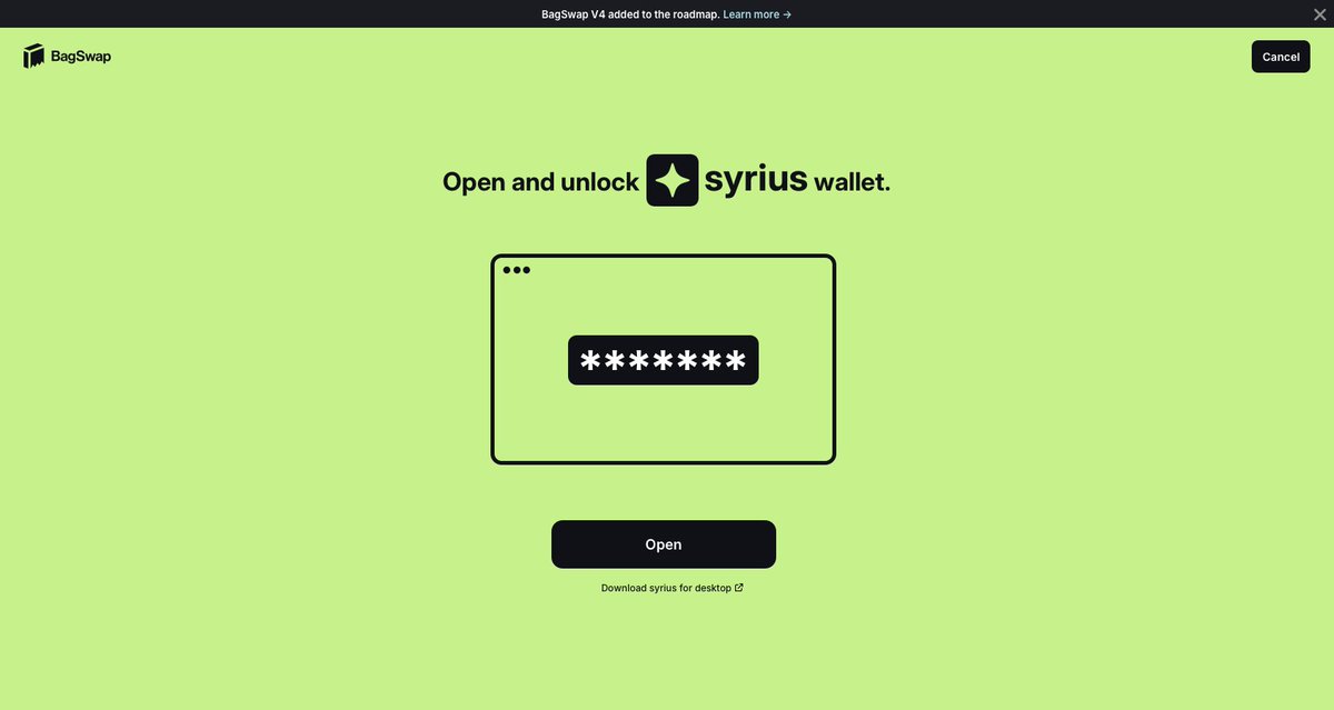The <a href="/BagSwap/">BagSwap</a> NoM Bridge will have a revamped and guided wallet connection flow.

With neat animations of course.