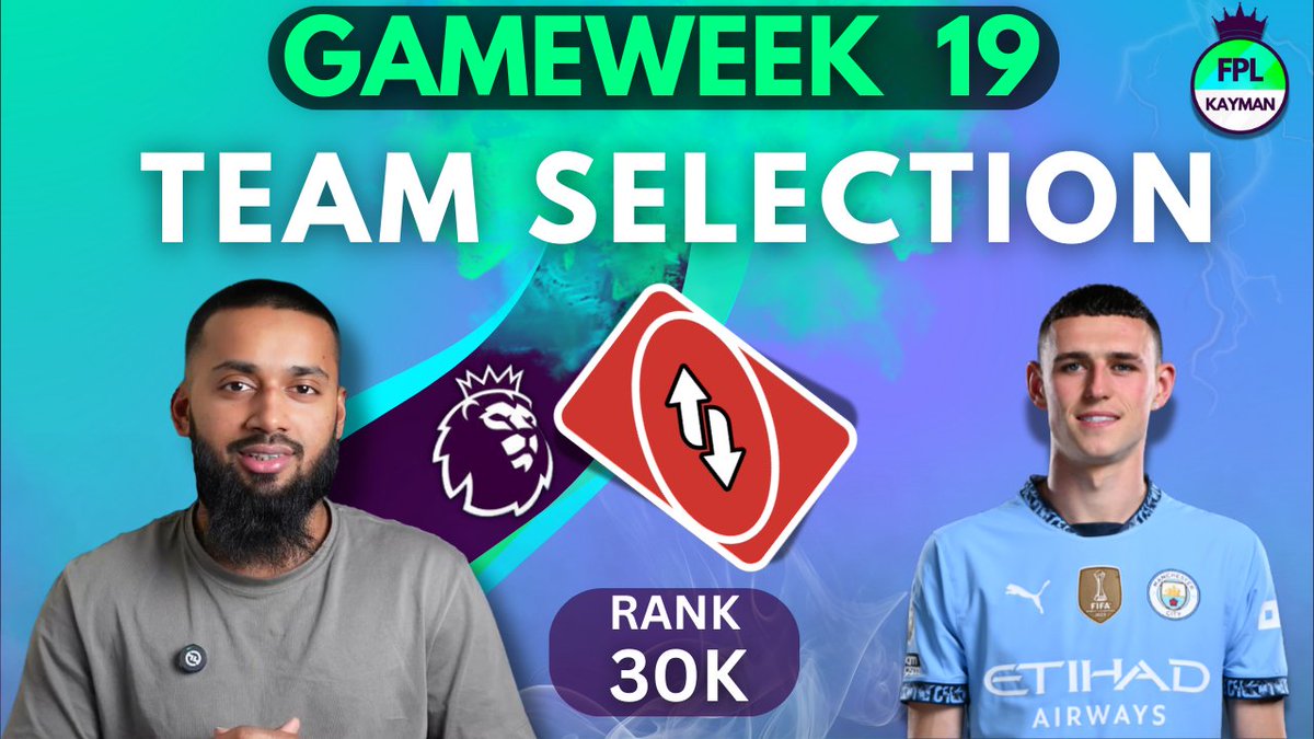 FPLKayman's tweet image. 🚨New Video Alert!🚨

In my latest YouTube video, I cover:

⚽️ GW18 Team Review
🔄 GW19 Transfer Plans
📋 GW19 Team Selection
🤔 Best Bruno Replacement?
🌍 Current Rank: 30K
🎥Watch now: youtu.be/aybynYoKL2o 

#FPL #FPLCommunity #fpltips #GW19