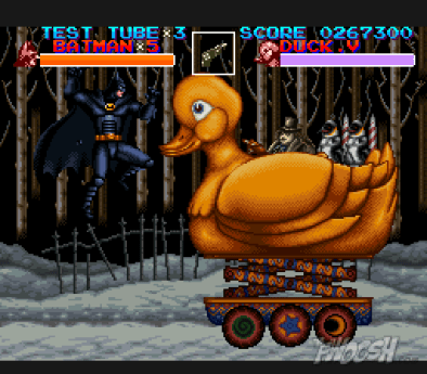 We came close to taking down the third Penguin fight yesterday. I'm pretty confident we can win it today. There will be more Axelay if we beat it! #SNES #RetroGaming #TwitchStreamers #Batman