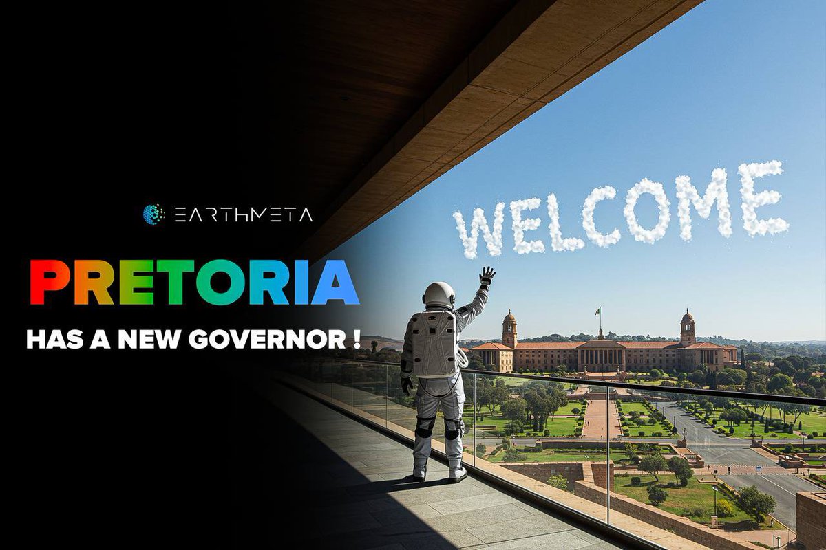 EarthMetaAi's tweet image. Pretoria Welcomes Its New Governor ! 🌍

A visionary leader has stepped into the role, ready to shape the future of this iconic city in EarthMeta. 🚀

Governors earn 1% tax on every transaction within their city, unlocking opportunities to grow their economy. ⚖️ 

Who will be the…