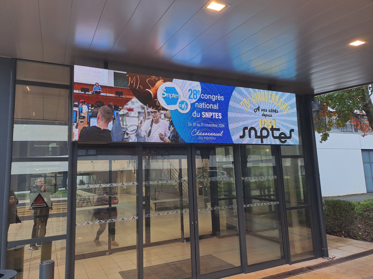 Du 19 au 21 novembre 2024 a eu lieu à côté de Poitiers le 28ième congrès du SNPTES-UNSA syndicat créé en 1953.