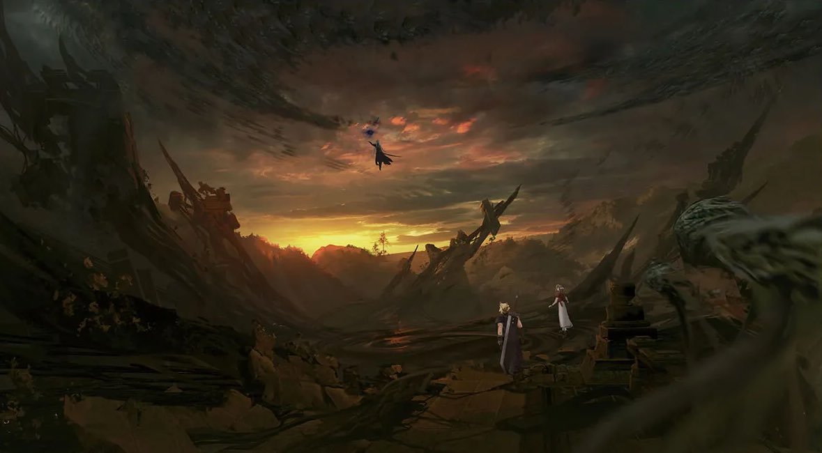 THIS CONCEPT ART??? OH CLERISEPH U ARE SO LOVED BY ME!!!!