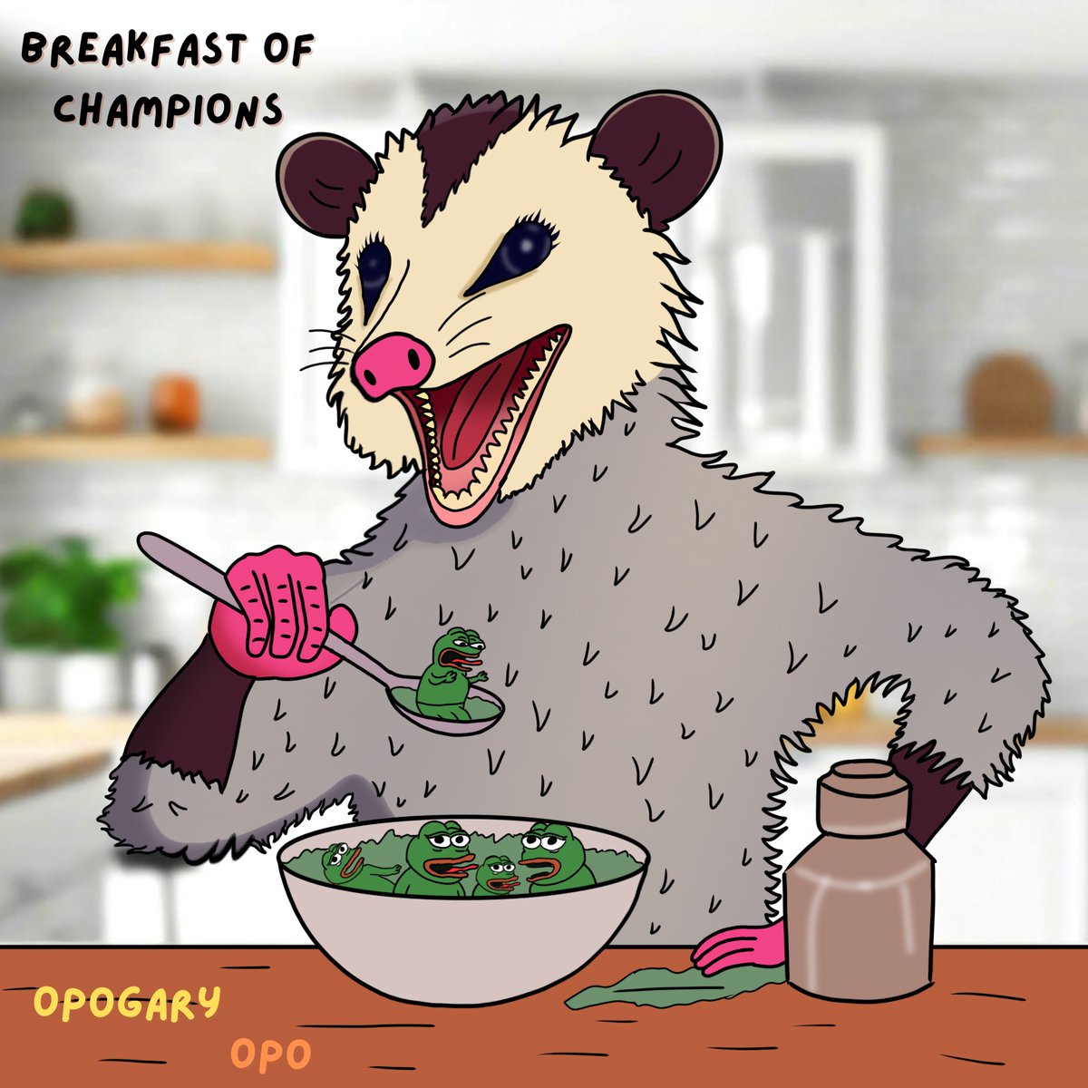 "Breakfast of champions: regulators and doubters served with extra salt! 🍵🦝
OpoGary is here to devour the FUD.
#OpoGary #CryptoFreedom #MemeArmy $PEPE <a href="/pepe/">pepe</a>
 
<a href="/elonmusk/">Elon Musk</a>