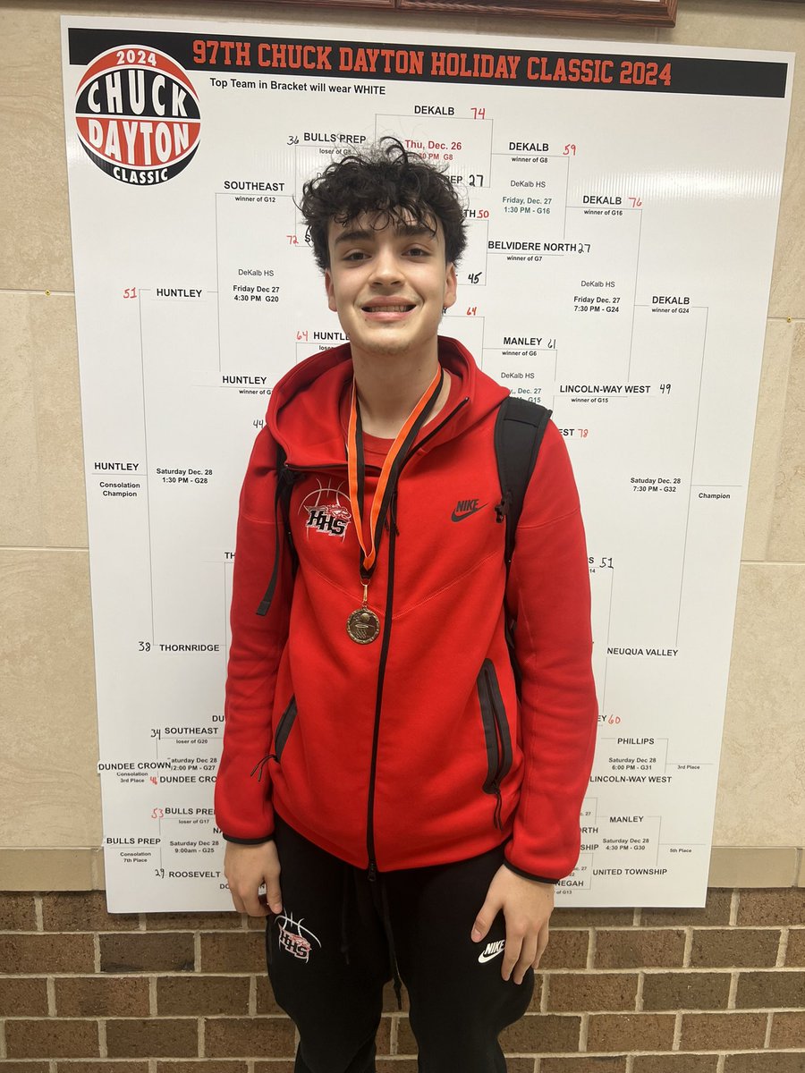 Christian Wilson was named to the All-Tournament Team for the 2nd straight year at the Chuck Dayton Holiday Classic! He led us in scoring (19.3 ppg) and assists (11), as well as recording 5.5 rpg and 50% from the field