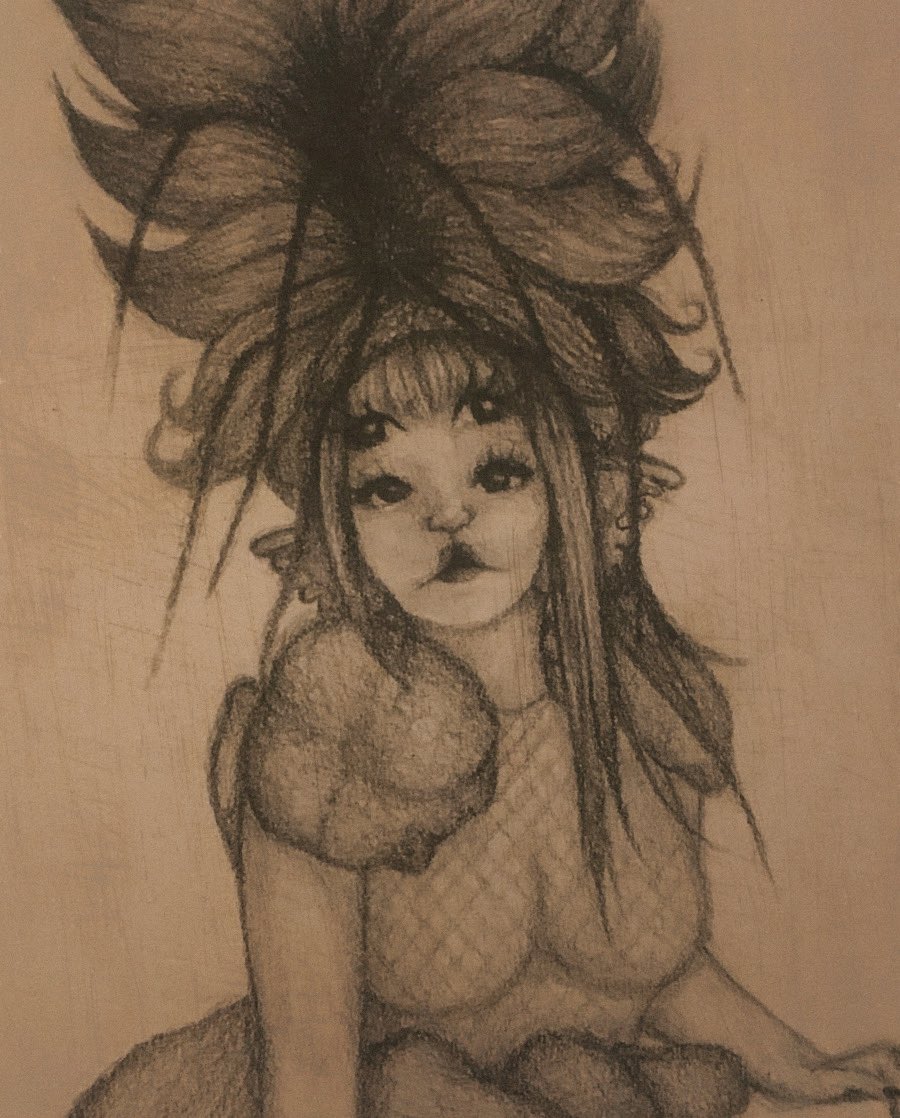 🕯️ <a href="/MelanieLBBH/">Melanie Martinez</a> 🕯️ 
New little sketch i did of mels new post!