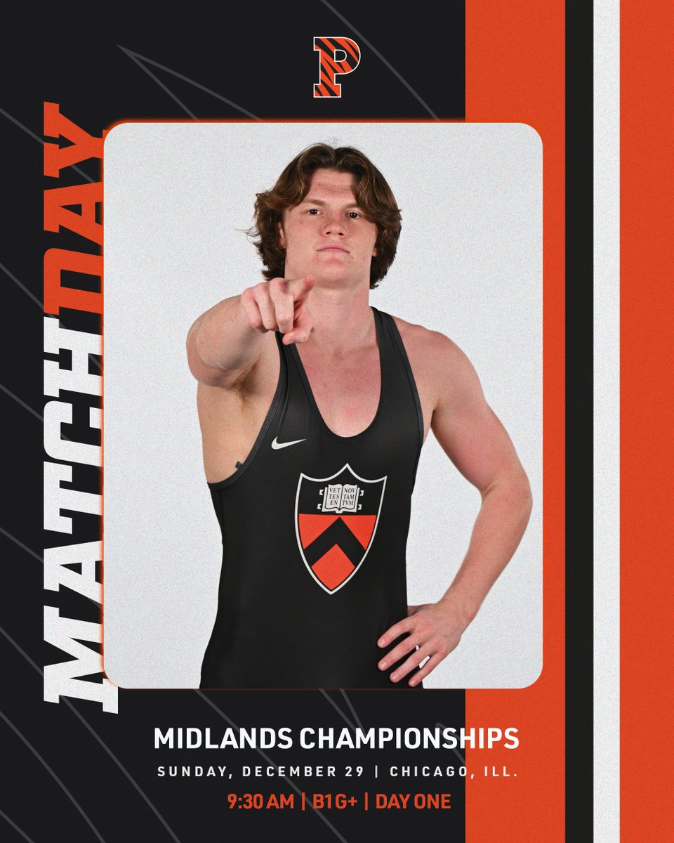 Kicking off the Midlands Championships in the Windy City!

⏰ 9:30 AM / 7 PM
📍 Chicago, Ill.
🏟️ NOW Arena
💻 B1G+

#PrincetonWrestling #WhateverItTakes #GetIn