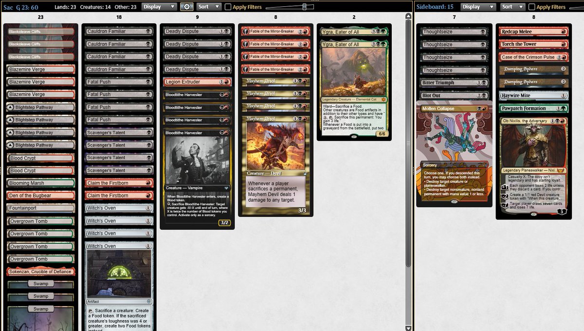 Top4 yesterday in the Pio Challenge 
Top8 today in Standard

Playing my pet decks =)
Very happy with the state of both formats! 
Matches are fun and hard