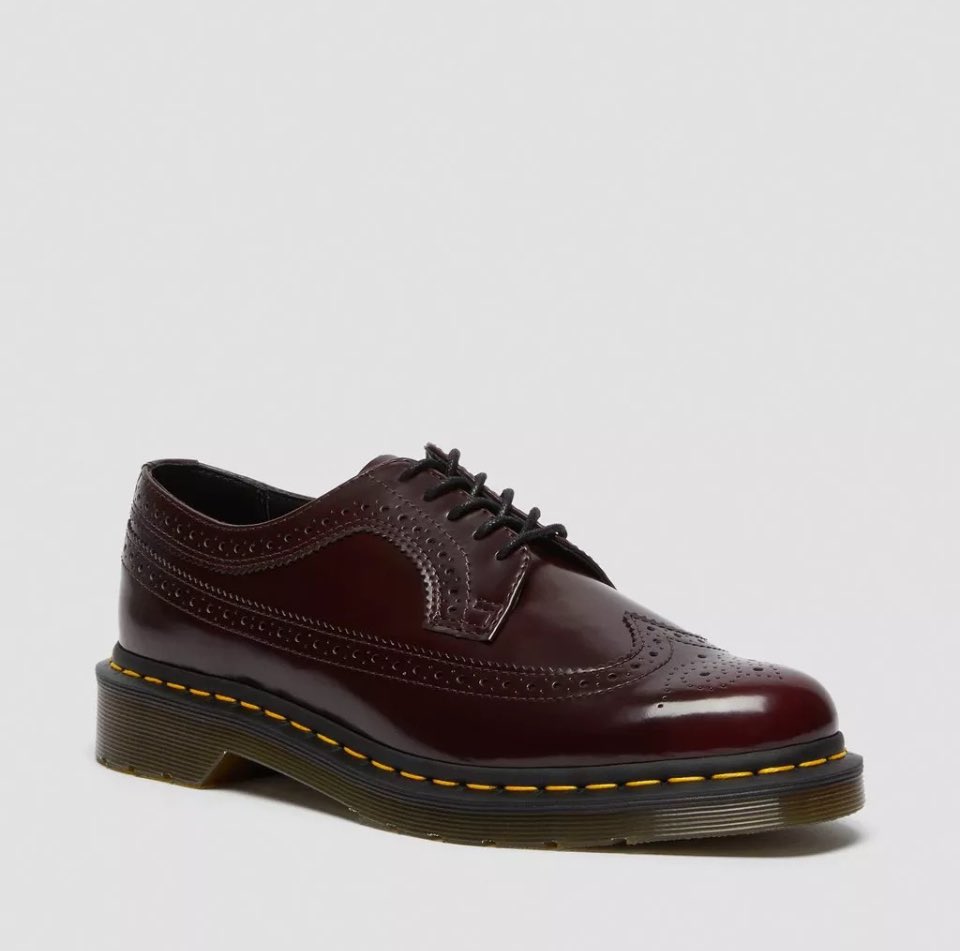 ChappellIan's tweet photo. @drmartens are the vegan 3989 Brogue shoe in Cherry Red-Oxford  Brush,shown below, likely to come back in stock soon please? https://t.co/0YoeaUXjB9