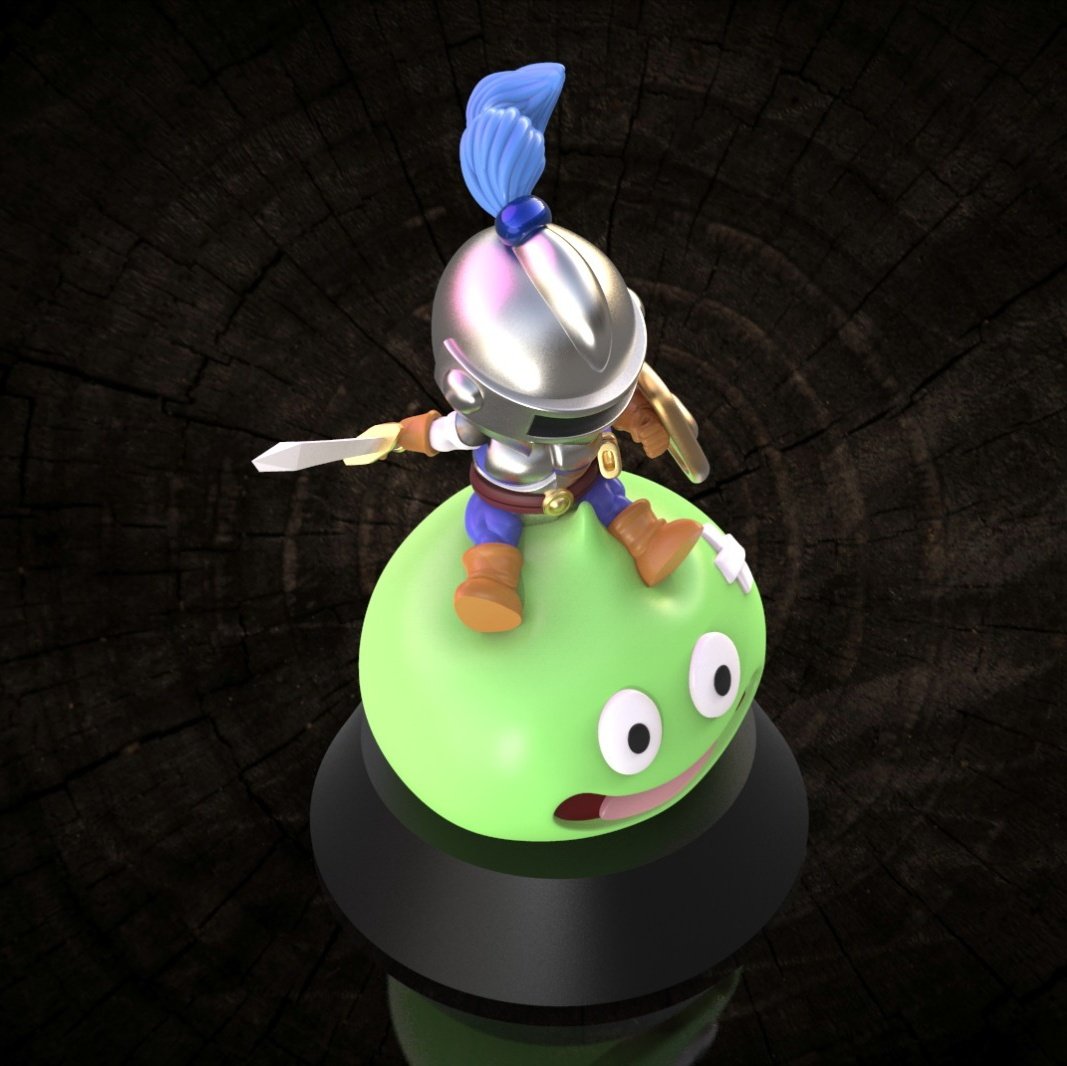 doragonk_studio's tweet photo. Hey! 💚
More views of SLIME KNIGHT !
3D sculpted by me for 3D Printing 
#DragonQuest #akiratoriyama #slime #DQ3HD2D #3dprint https://t.co/ApQ31eAg7S