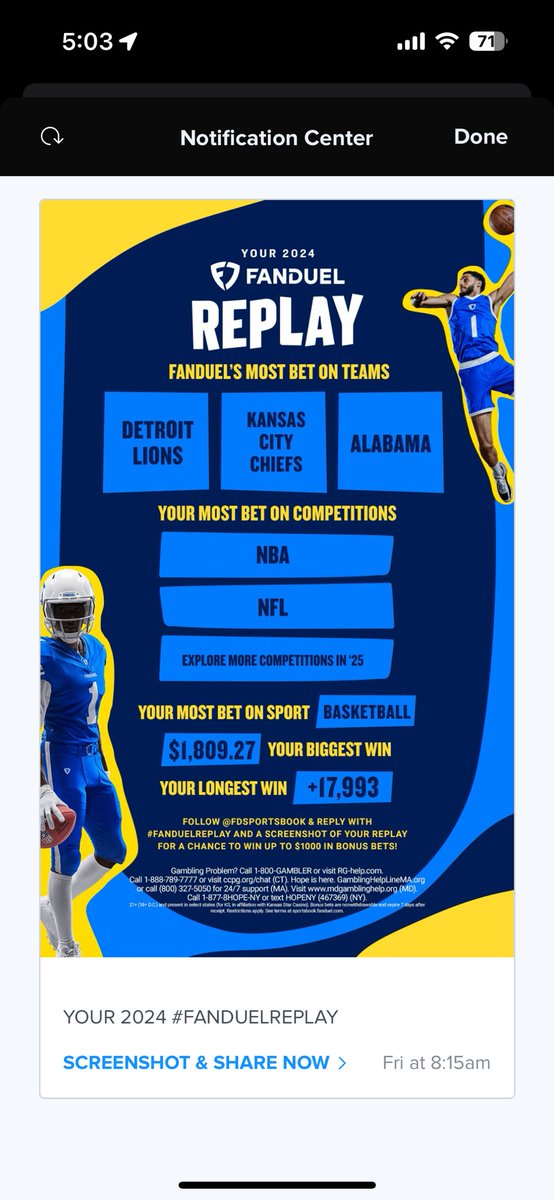 Notorioustwin's tweet photo. @FDSportsbook #FanDuelReplay https://t.co/8Cobo2hDUs