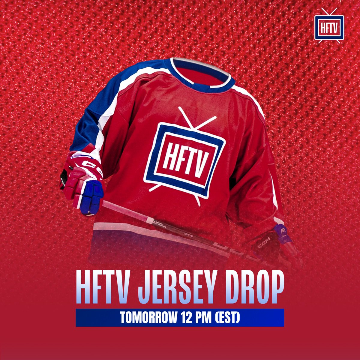 HFTVSports's tweet photo. SURPRISE 🔥 Our HFTV jerseys are going live on https://t.co/X0ooa66IFI tomorrow and ONE lucky person who:

1) likes this post
2) retweets
3) tags 3 friends in replies

will be getting one for FREE 🔥 Winner announced tomorrow at 12 PM EST. Good luck everyone 🫶 https://t.co/lOarhcjq36