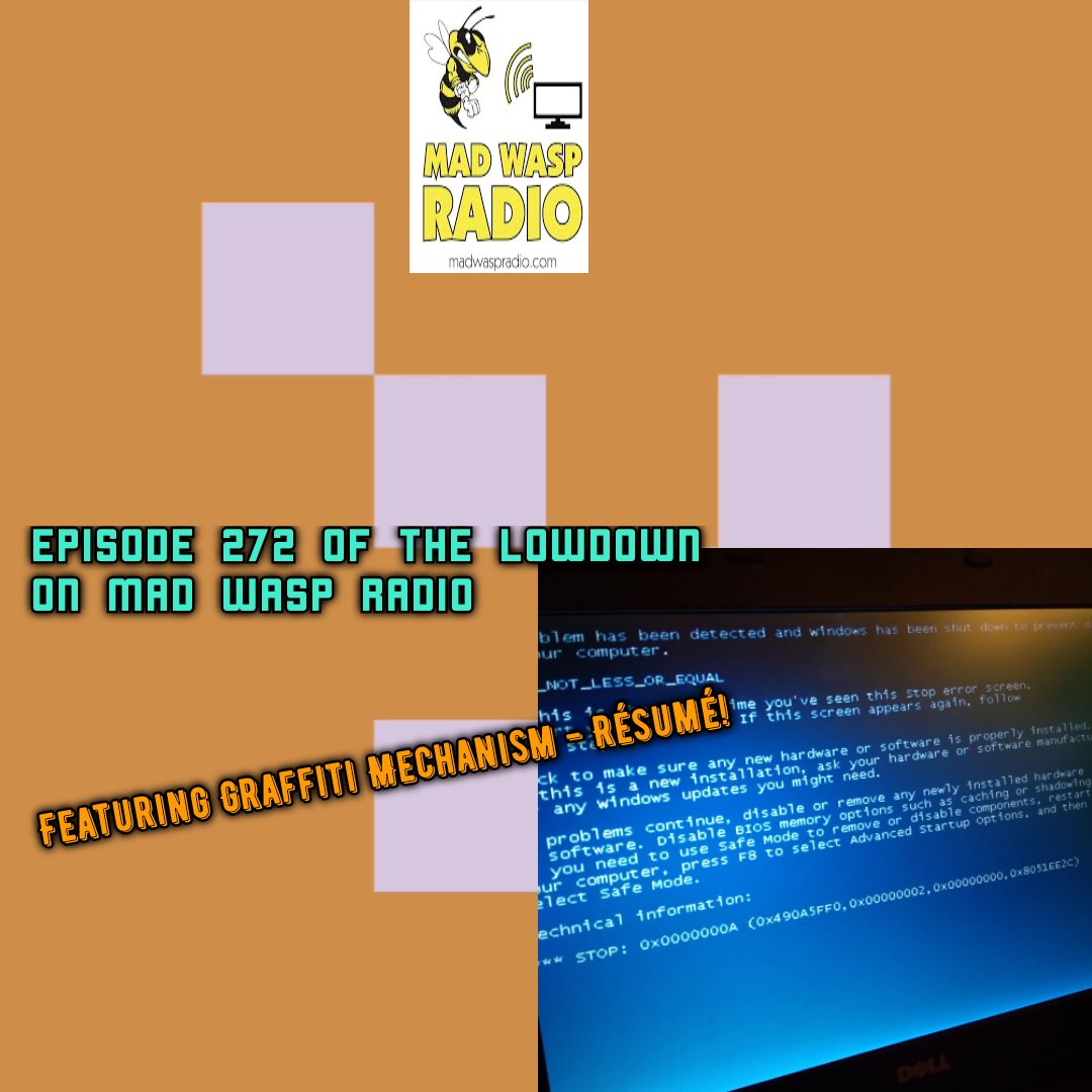 Stay tuned to MadWaspRadio.com this Mon 11pm &amp; Sat 6am 🇬🇧⏳for Episode 272 ft. Graffiti Mechanism - Résumé!

#MadWaspRadio #InternetRadio #thelowdown #GraffitiMechanism