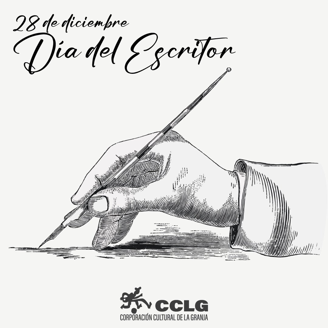 Desde 1931, cada 28 de diciembre la Sociedad de Escritores de Chile celebra el Día del Escritor y Escritora. Hoy la Corporación Cultural de La Granja saluda en su día a las y los escritores y agradece su gran aporte a la cultura al regalarnos cada día una nueva historia que leer.