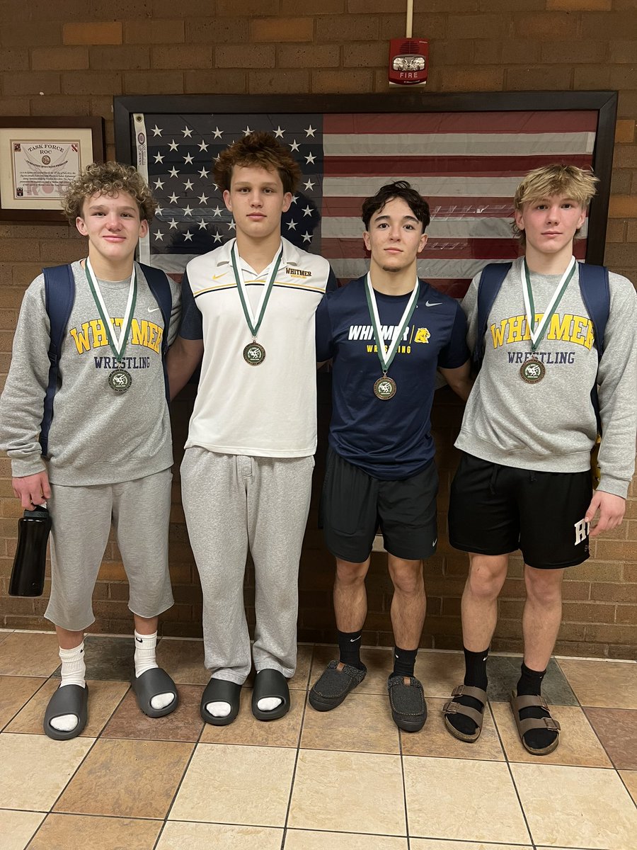 💥Medina Invitational Placers💥

120: Dubendorfer- 2nd 
132: Sarabia- 3rd 
138: Older- 8th 
157: Dubendorfer- 7th