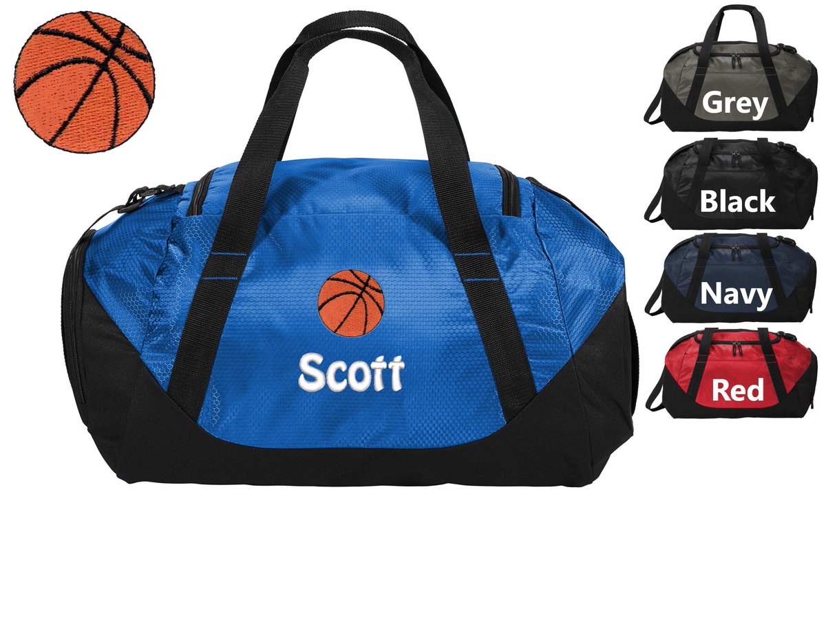 MyKidsApron's tweet image. Personalized Sports Basketball Team Duffel Bag, Gym Bag, Weekend Bag, Groomsmen Gift, School PE, Husband Gift, Embroidered with Name etsy.com/listing/776433…
 #MonogrammedBag #personalized