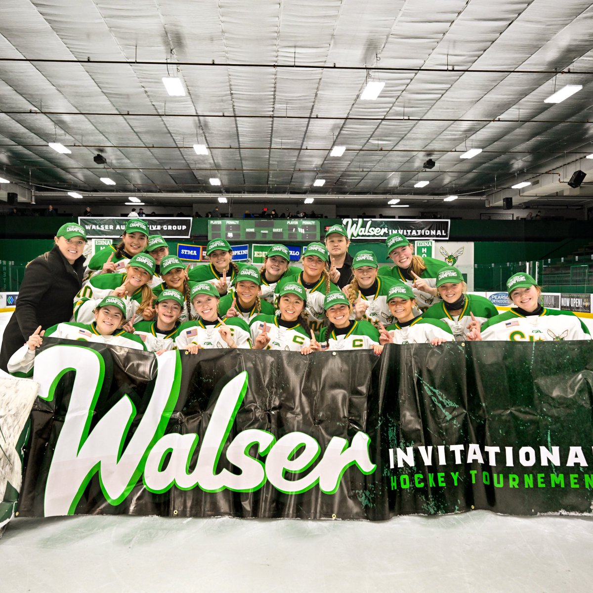 2024 Walser Invitational Champions!!!! 🐝🏆🥇💚