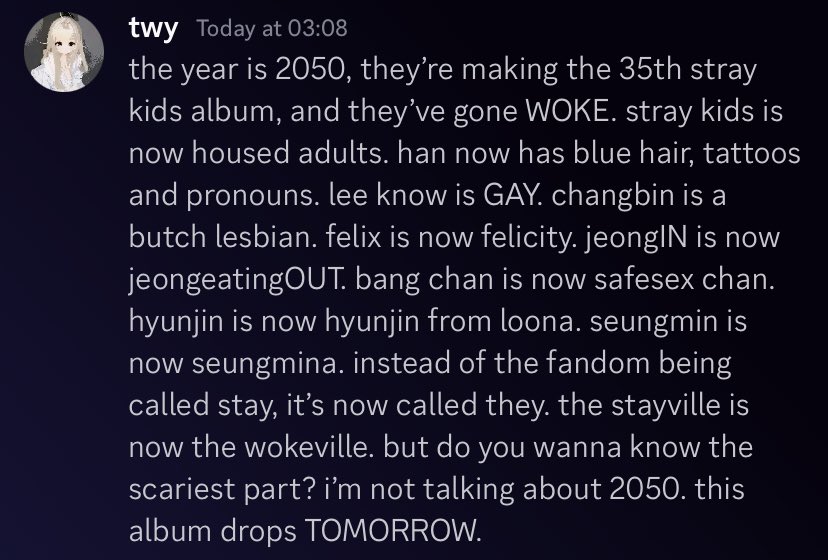 stray kids WOKE edition.