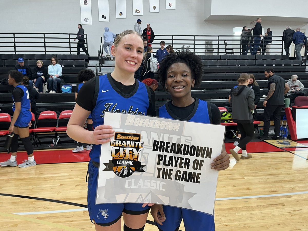 Breakdown Sports USA (@breakdownusa) on Twitter photo Our final <a href="/BreakdownUSA/">Breakdown Sports USA</a> Granite City Classic Players of the Game award goes to <a href="/laurenhillesh/">lauren hillesheim</a> & <a href="/jaliyahd0830/">Jaliyah Diggs</a> of <a href="/HopkinGBB/">HopkinsGBB</a> who led the Royals to victory over Maple Grove with a combined 33 points. Our final <a href="/BreakdownUSA/">Breakdown Sports USA</a> Granite City Classic Players of the Game award goes to <a href="/laurenhillesh/">lauren hillesheim</a> & <a href="/jaliyahd0830/">Jaliyah Diggs</a> of <a href="/HopkinGBB/">HopkinsGBB</a> who led the Royals to victory over Maple Grove with a combined 33 points.