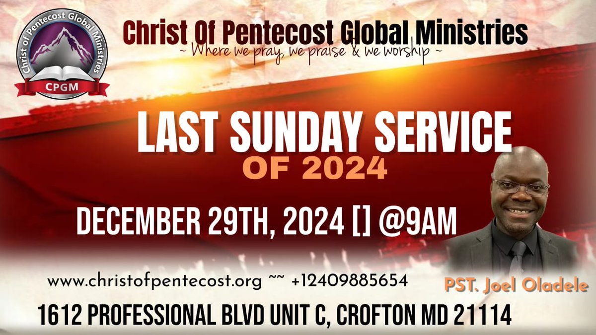 CPGM2017's tweet image. How great is our God! Come and be blessed! #CPGM #LastSundayService