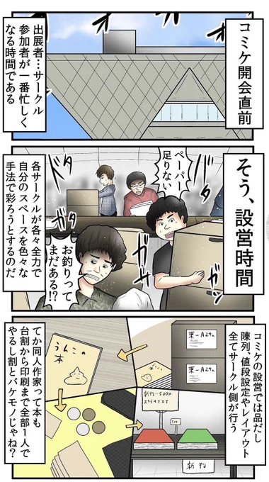 コミケで新刊落として黒服に監視されつつ行列を作った話 7/9 