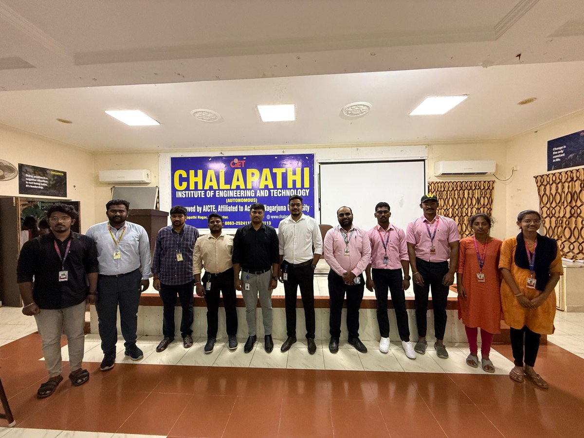 chalapathicit's tweet photo. Congratulations to our students - Likitha, Chaitanya, Sampath, Sriram, and Neeraja for getting selected in NetLync! That's a fantastic achievement
#placement #collegelife #collage https://t.co/MEyvF44tl3