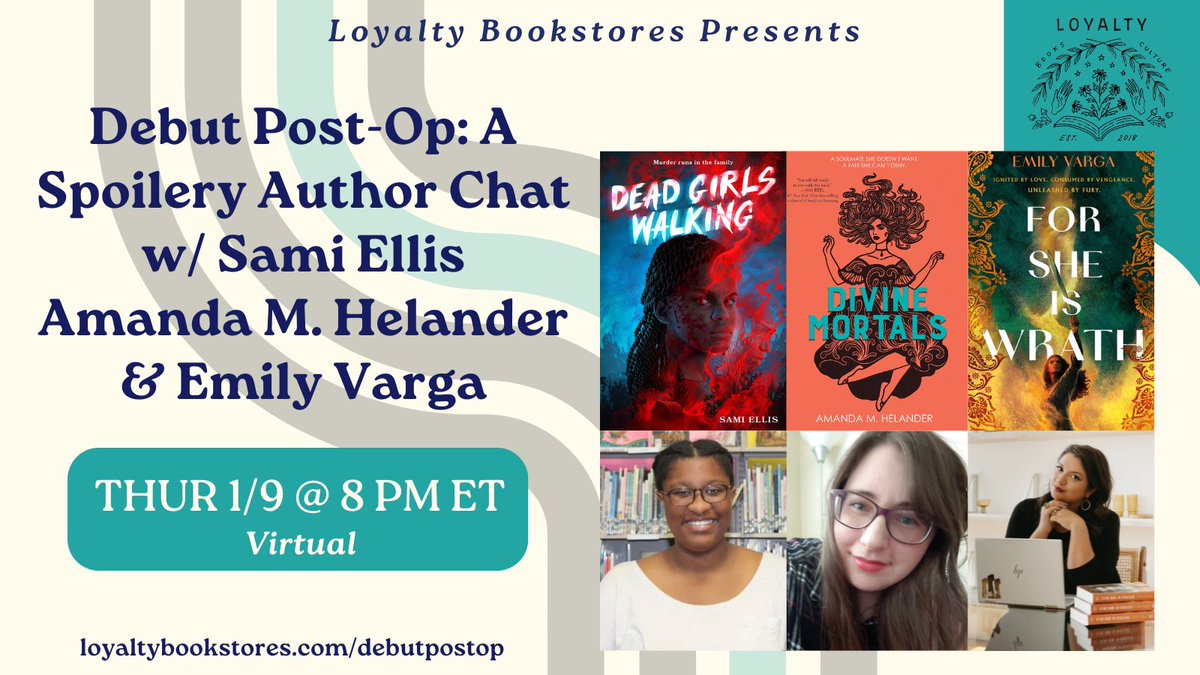 NEW EVENT NOTICE, UPCOMING VIRTUAL BOOK TALK WITH <a href="/helander_amanda/">Amanda Helander updates 🇵🇸</a> and Emily Varga (@/emilyvargabooks on insta). WE GON TALK ABOUT PUBLISHING FROM THE ROOTA TO THE TOOTA, SPOILERS ALLOWED.

Join us January 9th at 8pm et, 5pm pt!