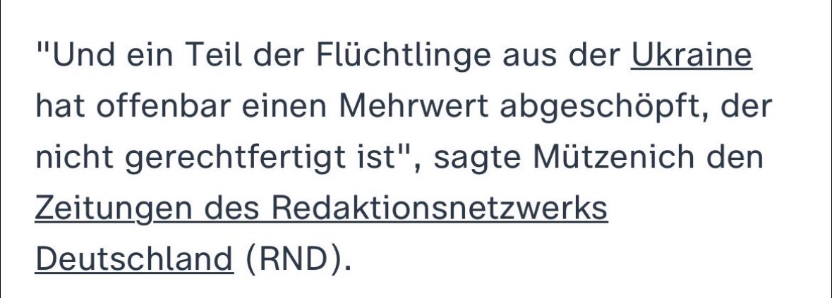 Wenn unser Fraktionsvorsitzender der <a href="/spdbt/">SPD-Fraktion im Bundestag</a> das über Geflüchtete aus #Syrien oder #Afghanistan gesagt hätte, wäre ein Shitstorm sondergleichen. Über Menschen aus der #Ukraine darf man aber genauso hetzen wie #Union oder #noafd über andere Nationalitäten hetzen. Pfui Deibel