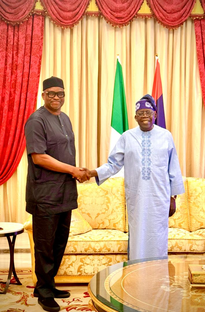 A great pleasure to visit the  President, Asiwaju Bola Ahmed Tinubu, GCFR, in Lagos yesterday.