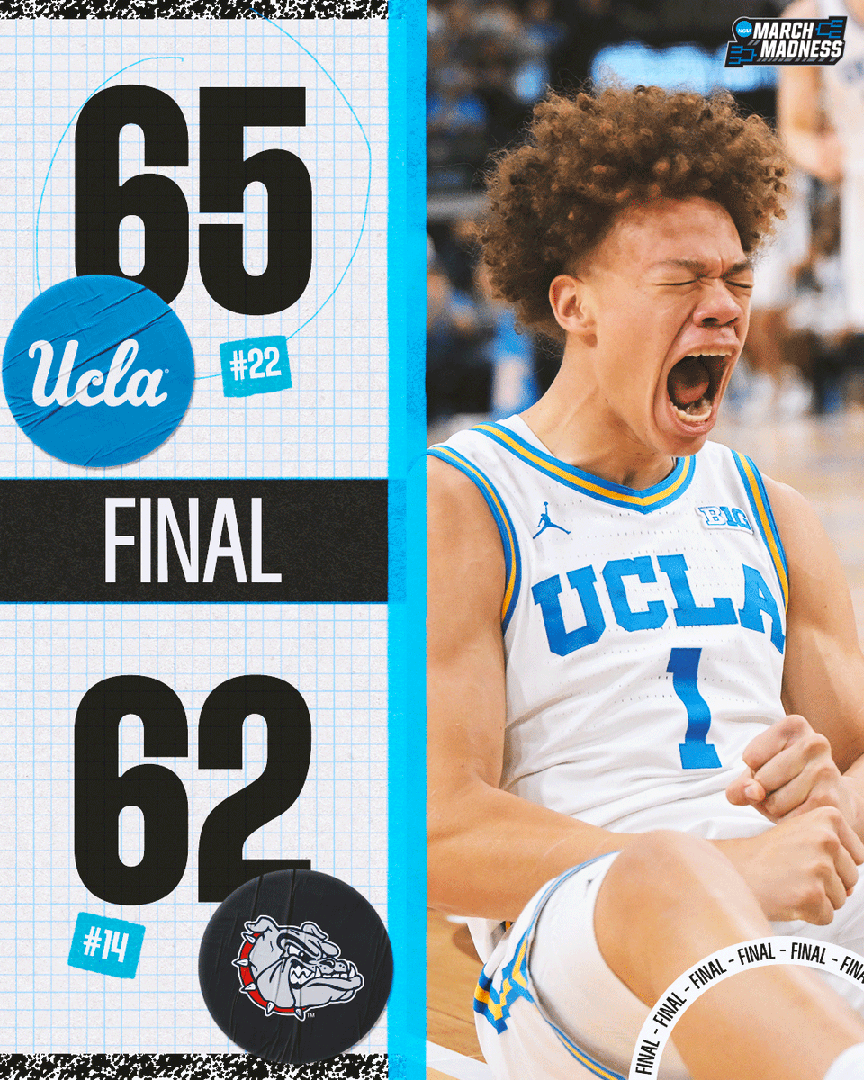 NO. 22 UCLA GETS IT DONE 😤

The Bruins beat No. 14 Gonzaga for the first time since 2015 👀