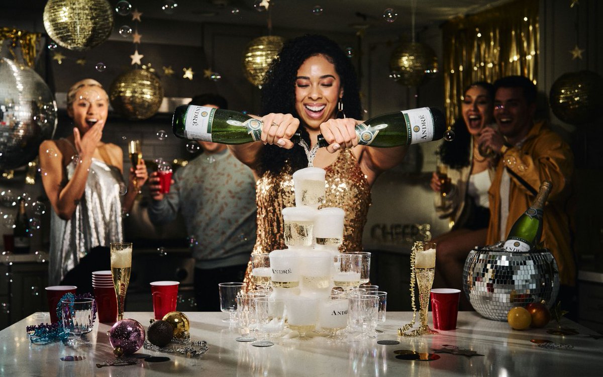 Let this be your reminder to pick up a bottle of André, or two😏, so you don't miss out on the fun! Click the link to find near you andre-champagne.com/FindNearMe 🔗