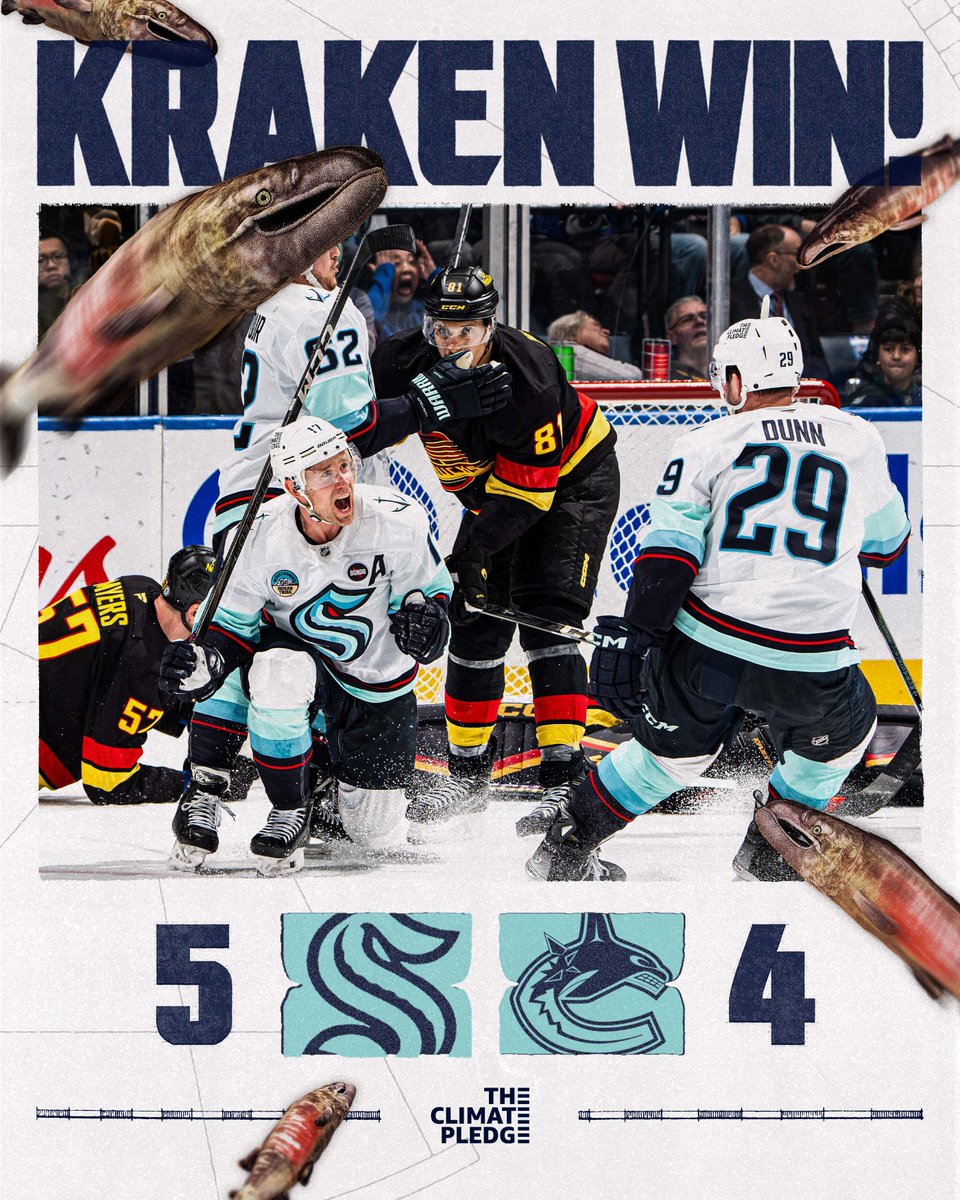 SeattleKraken's tweet image. JUST CALL US THE COMEBACK KRAKEN