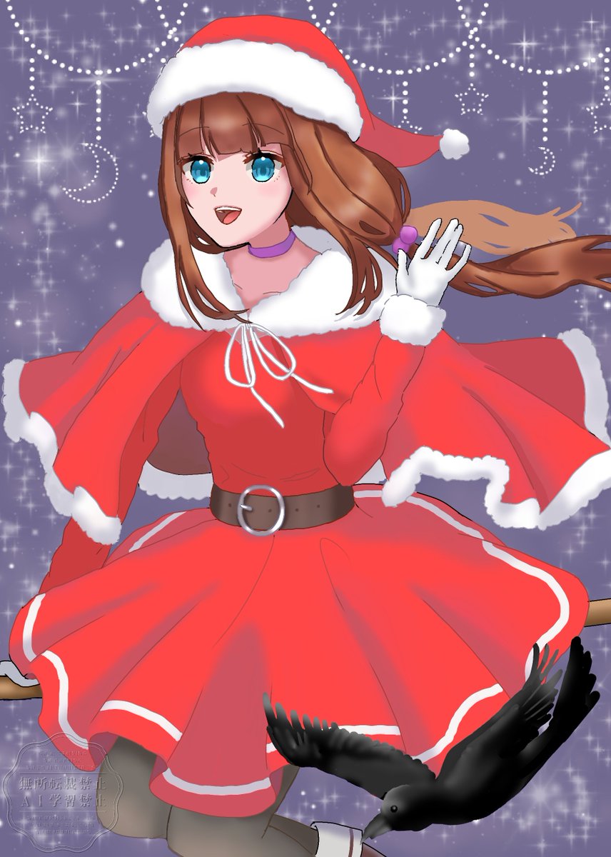 Merry Christmas⛄🎄✨
#夜風ユイアート